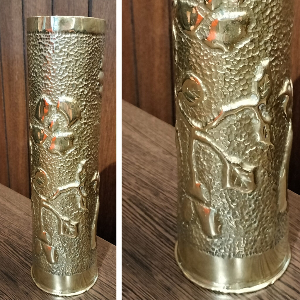 Used artillery shell trophy